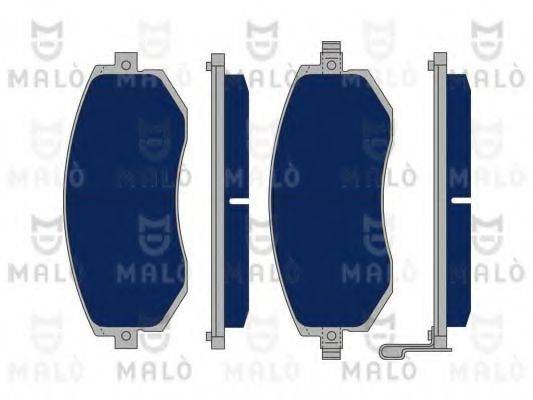 MALO 1050044 Комплект тормозных колодок, дисковый тормоз