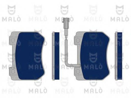 MALO 1050274 Комплект тормозных колодок, дисковый тормоз
