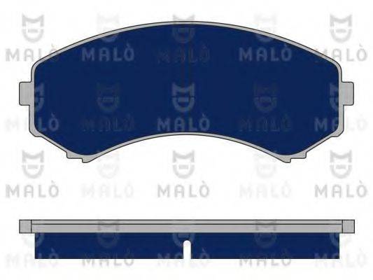 MALO 1050312 Комплект тормозных колодок, дисковый тормоз