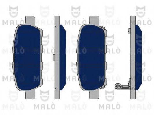 MALO 1050330 Комплект тормозных колодок, дисковый тормоз