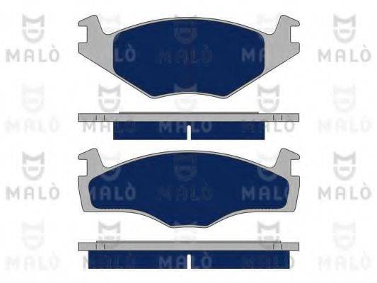 MALO 1050366 Комплект тормозных колодок, дисковый тормоз
