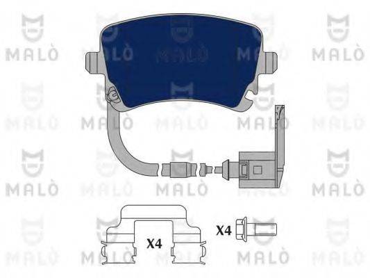 MALO 1050788 Комплект тормозных колодок, дисковый тормоз