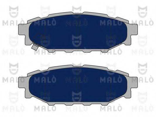 MALO 1051002 Комплект тормозных колодок, дисковый тормоз