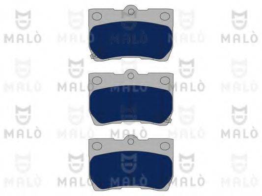 MALO 1051009 Комплект тормозных колодок, дисковый тормоз