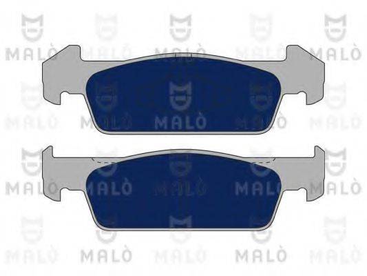 MALO 1051147 Комплект тормозных колодок, дисковый тормоз