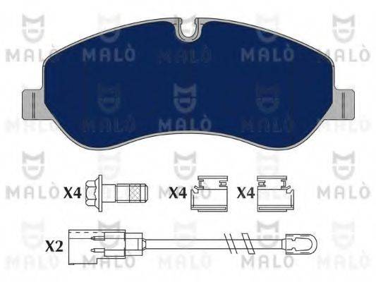 MALO 1051161 Комплект тормозных колодок, дисковый тормоз