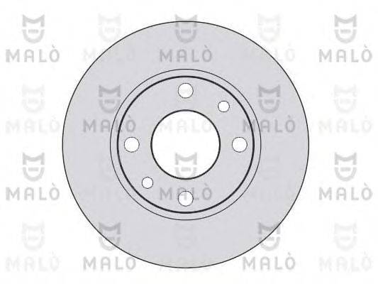 MALO 1110004 Тормозной диск