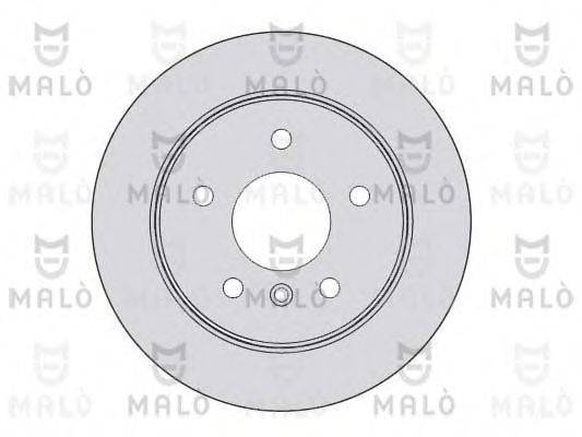 MALO 1110039 Тормозной диск