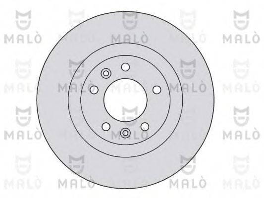 MALO 1110057 Тормозной диск