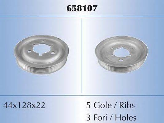 MALO 658107 Ременный шкив, коленчатый вал