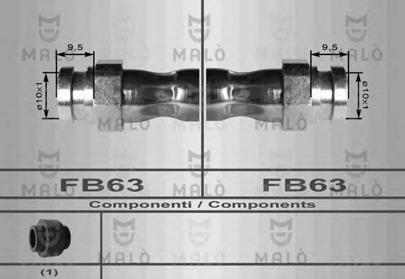 MALO 80038 Тормозной шланг