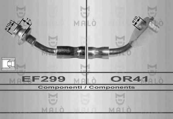 MALO 80084 Тормозной шланг