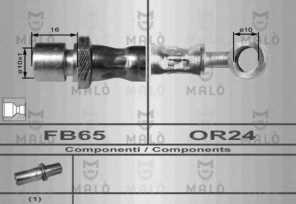MALO 80113 Тормозной шланг