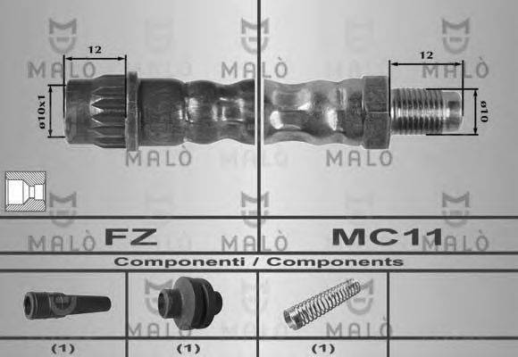 MALO 80159 Тормозной шланг