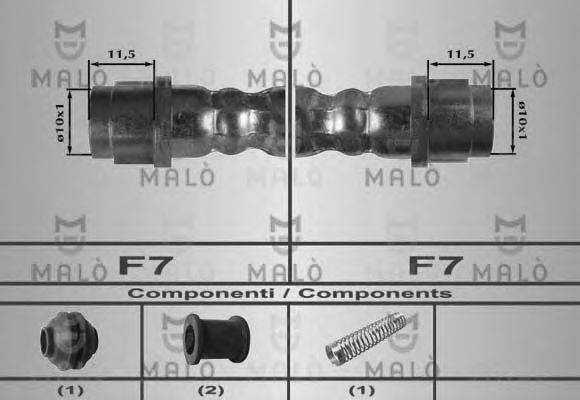 MALO 80169 Тормозной шланг