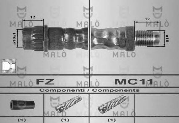 MALO 80211 Тормозной шланг