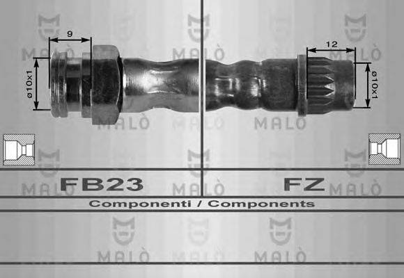 MALO 80227 Тормозной шланг