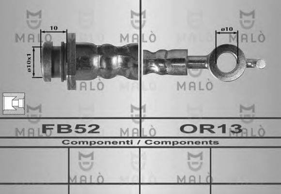 MALO 80260 Тормозной шланг