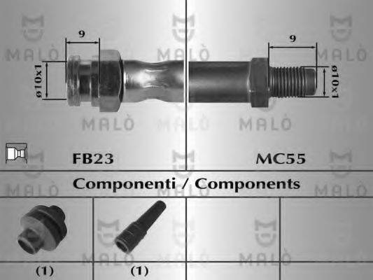 MALO 80285 Тормозной шланг