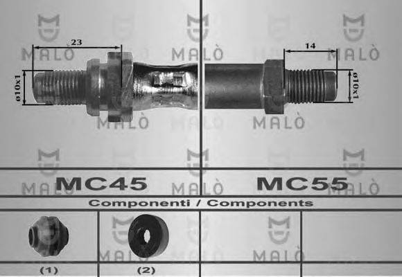 MALO 80307 Тормозной шланг