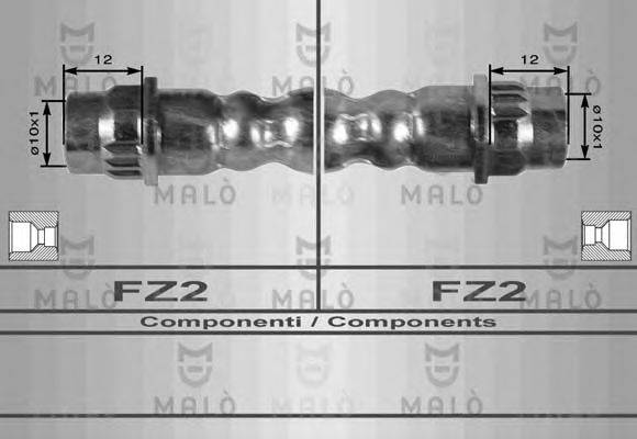 MALO 80319 Тормозной шланг