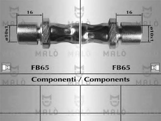 MALO 80382 Тормозной шланг