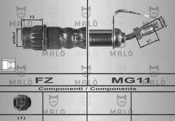 MALO 80385 Тормозной шланг