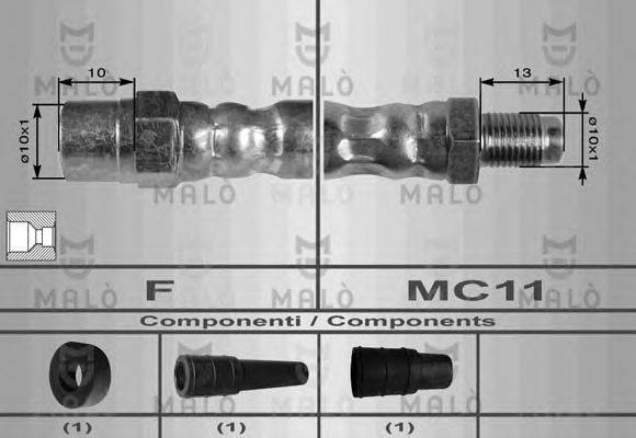 MALO 8043 Тормозной шланг