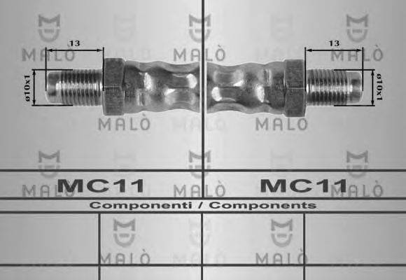 MALO 80625 Тормозной шланг