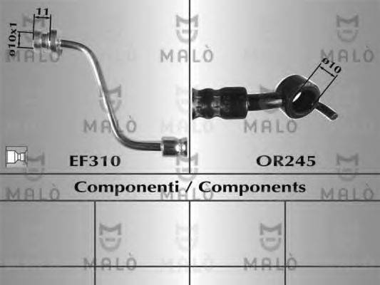 MALO 80672 Тормозной шланг