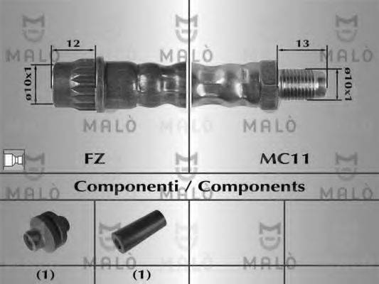 MALO 80746 Тормозной шланг