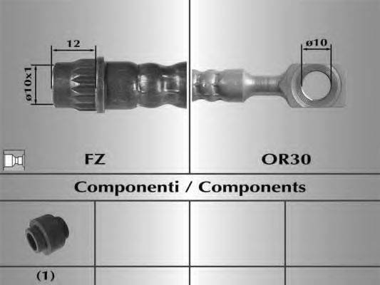 MALO 80841 Тормозной шланг