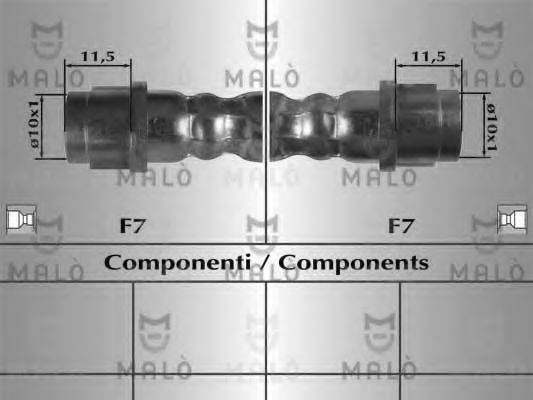 MALO 80896 Тормозной шланг