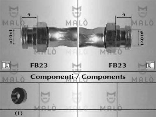 MALO 80964 Тормозной шланг