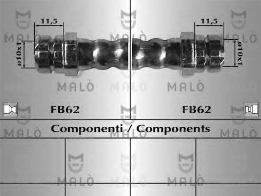 MALO 81059 Тормозной шланг