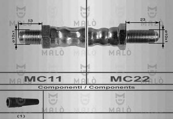 MALO 8205 Тормозной шланг