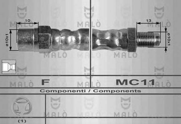 MALO 8226 Тормозной шланг