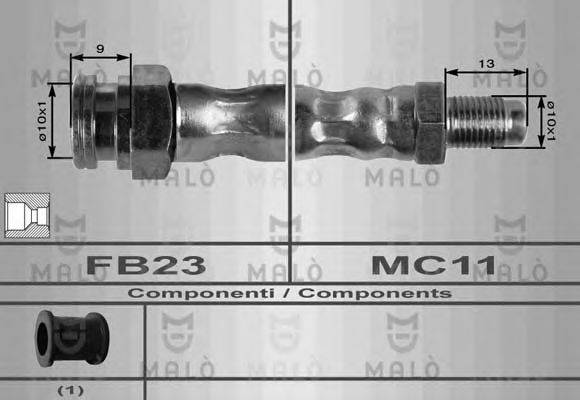 MALO 8350 Тормозной шланг