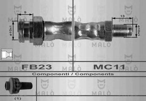 MALO 8401 Тормозной шланг