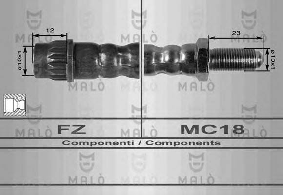 MALO 8422 Тормозной шланг