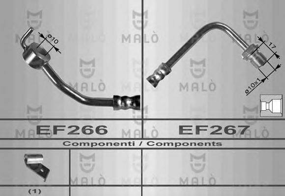 MALO 8465 Тормозной шланг