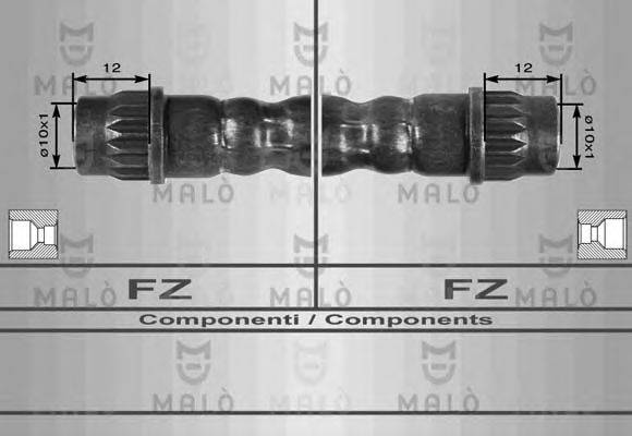 MALO 8495 Тормозной шланг