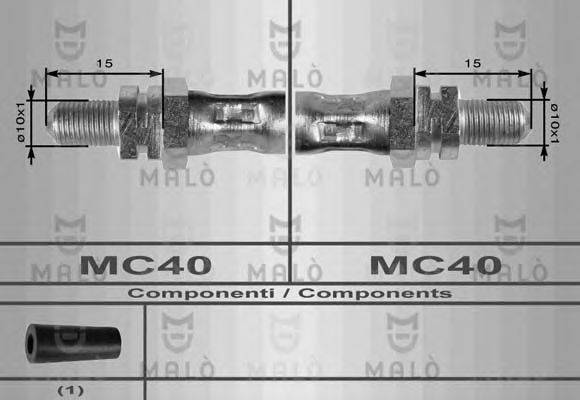 MALO 8565 Тормозной шланг