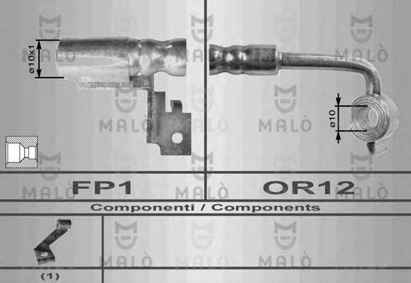 MALO 8583 Тормозной шланг