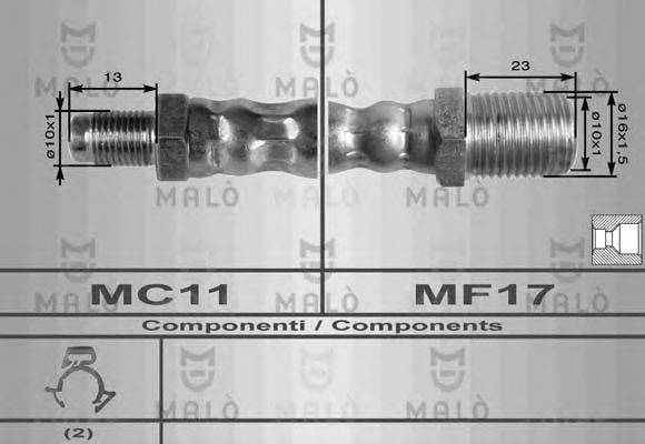 MALO 8623 Тормозной шланг