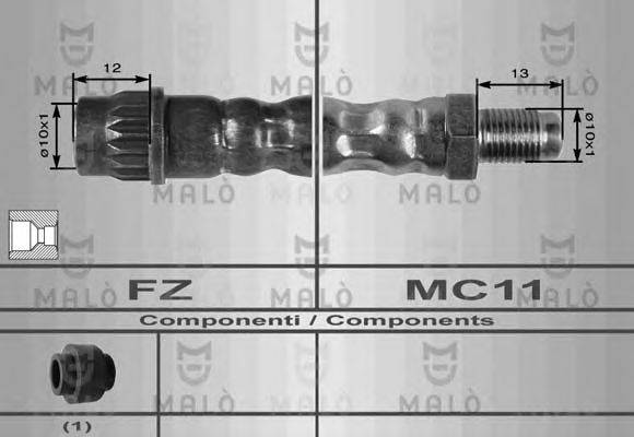 MALO 8631 Тормозной шланг