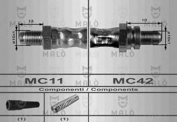 MALO 8922 Тормозной шланг