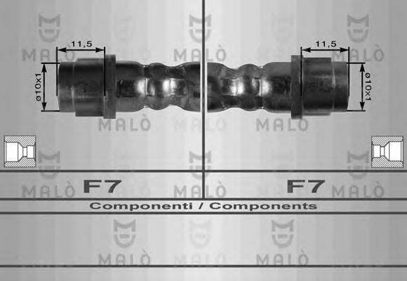 MALO 8928 Тормозной шланг