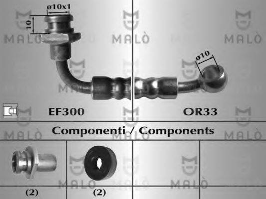 MALO 8951 Тормозной шланг