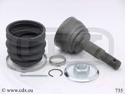 CDX 735 Шарнирный комплект, приводной вал
